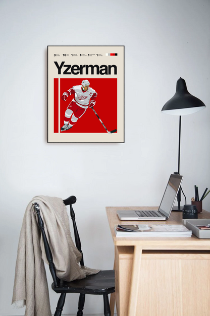 STEVE YZERMAN POSTER