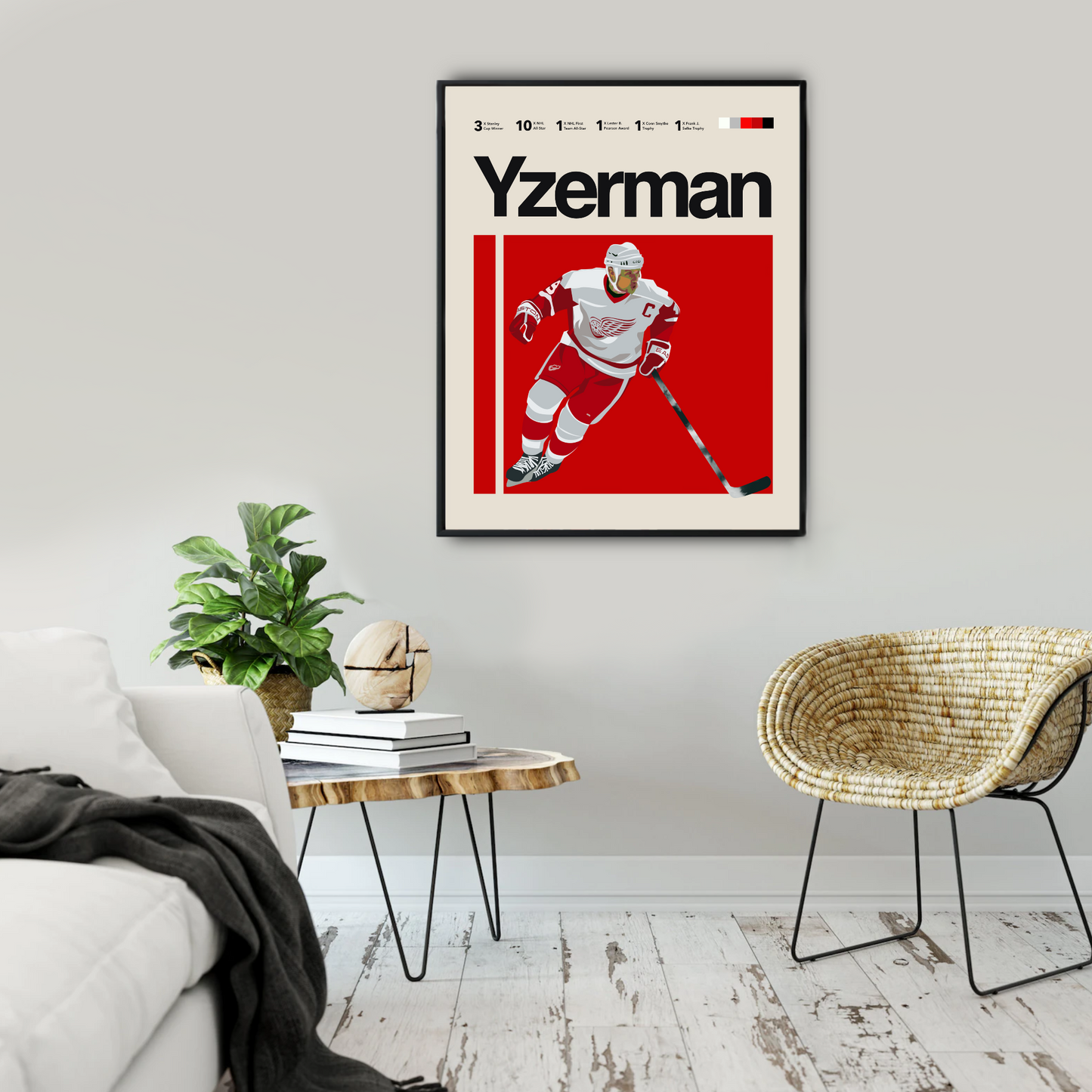 STEVE YZERMAN POSTER