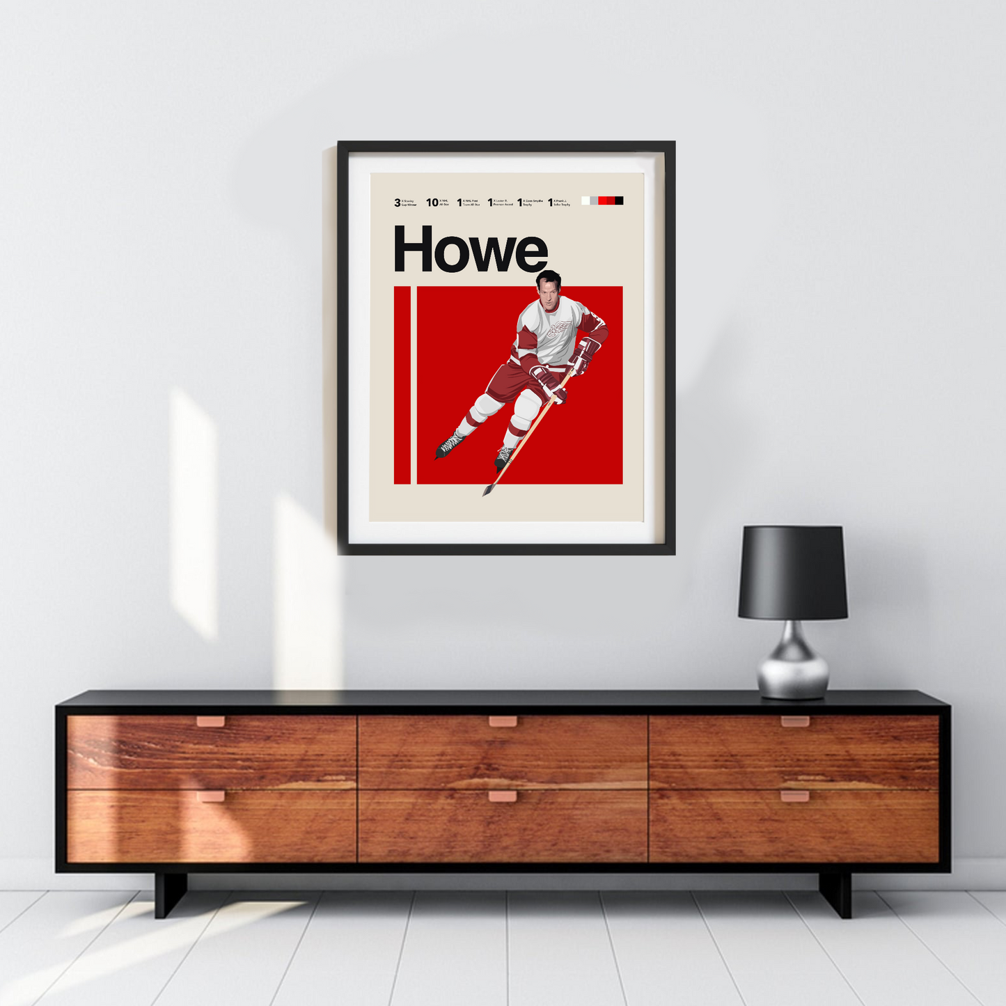 GORDIE HOWE POSTER