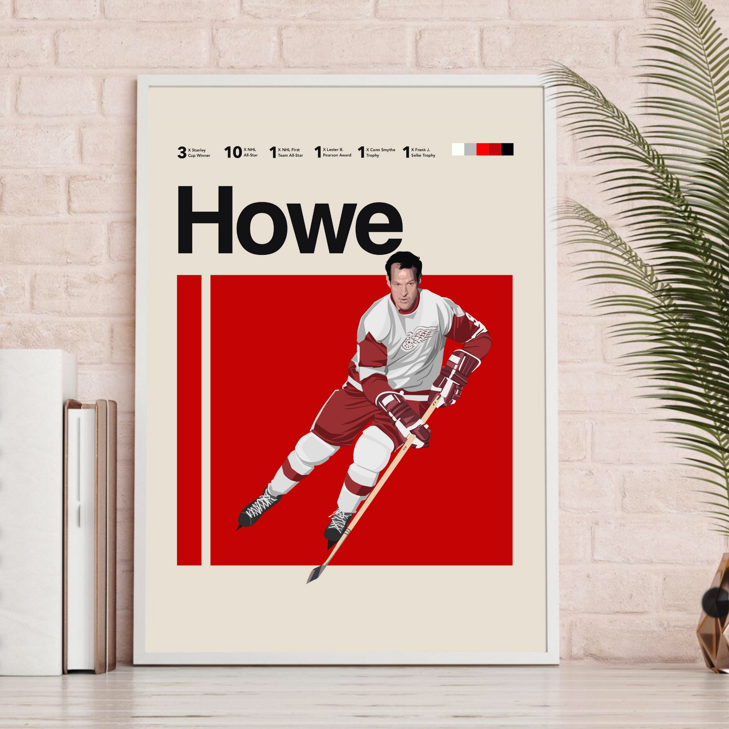 GORDIE HOWE POSTER