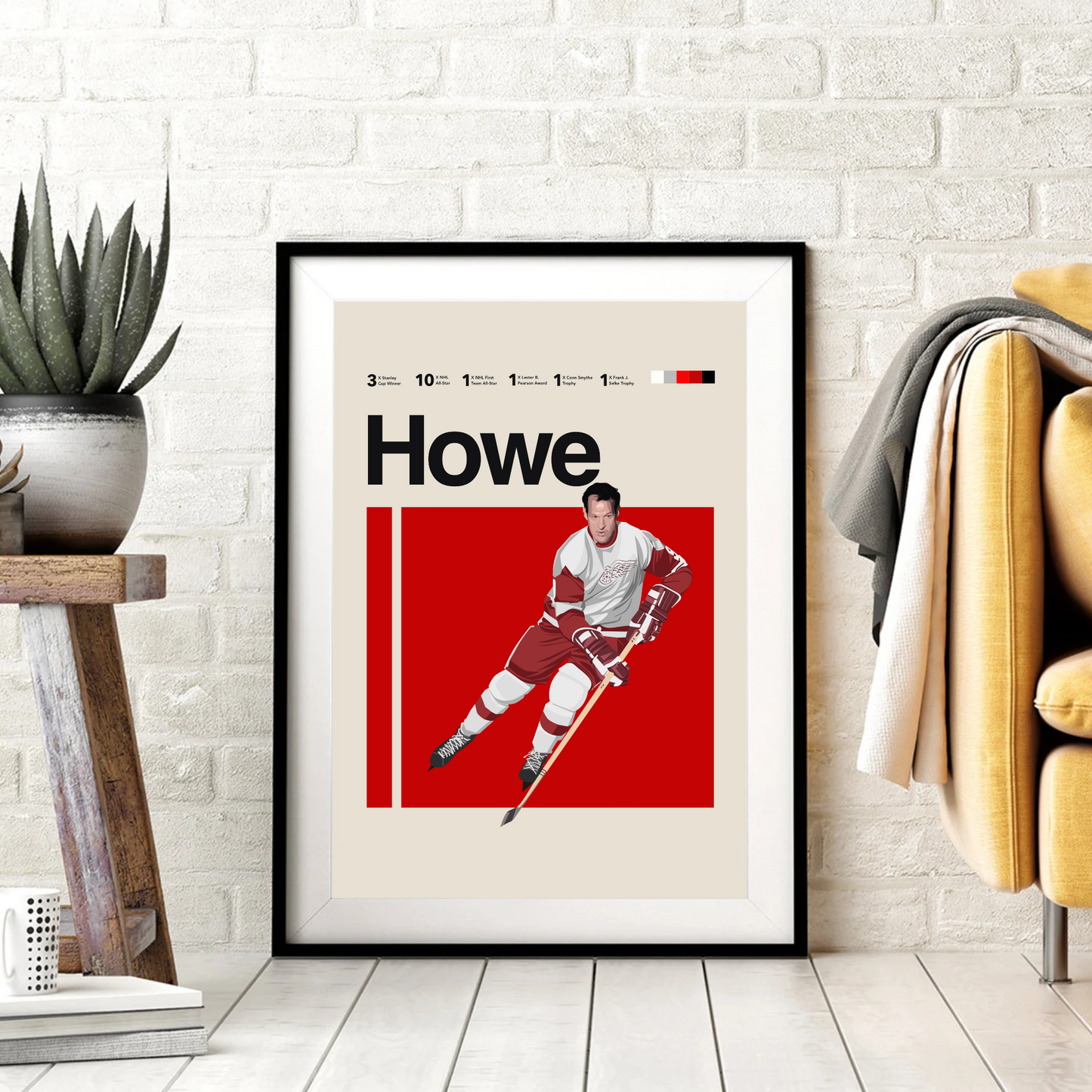 GORDIE HOWE POSTER