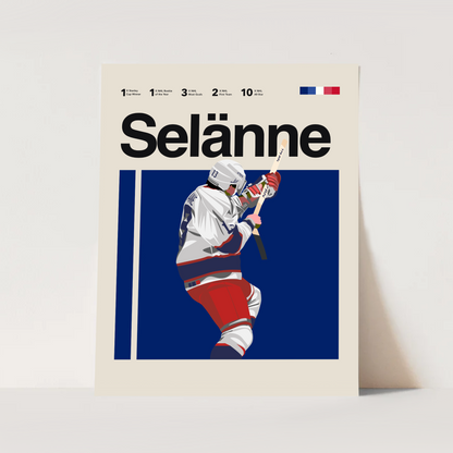 TEEMU SELÄNNE POSTER