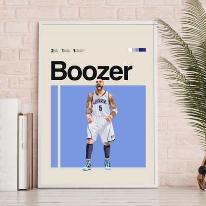 CARLOS BOOZER POSTER