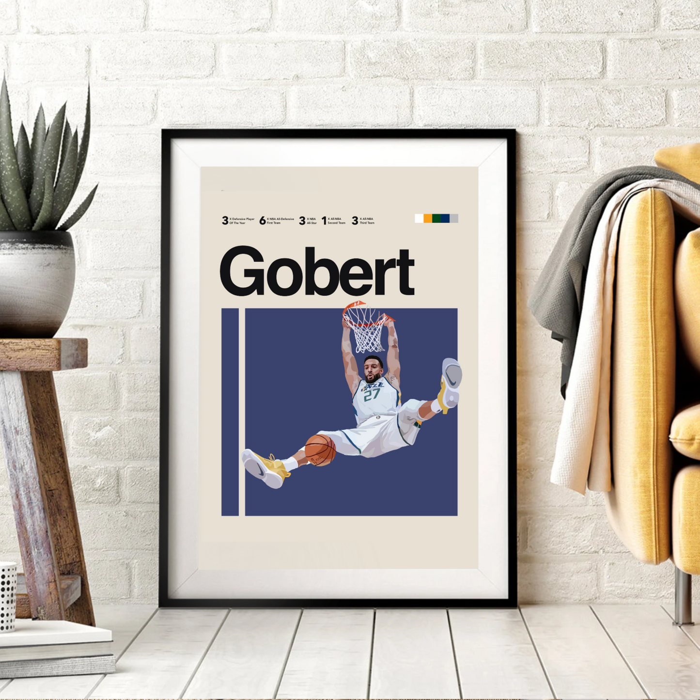 RUDY GOBERT POSTER