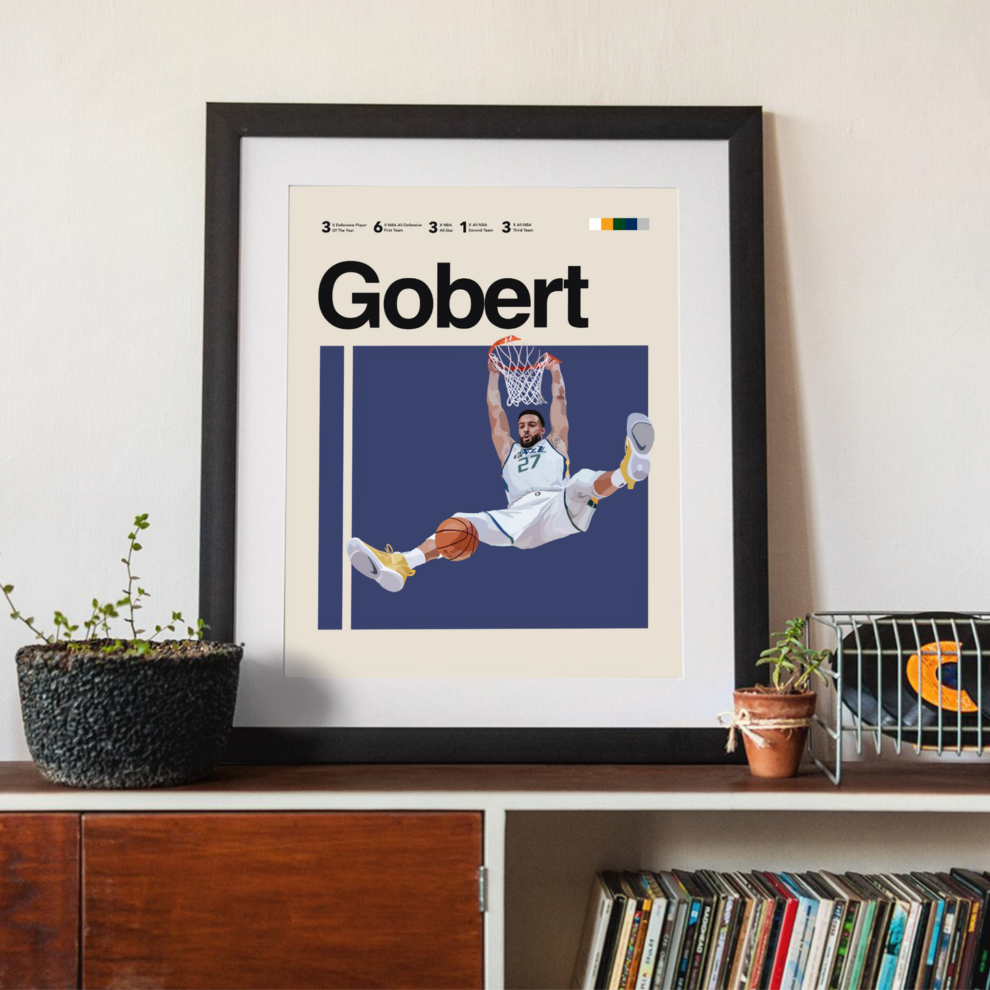 RUDY GOBERT POSTER