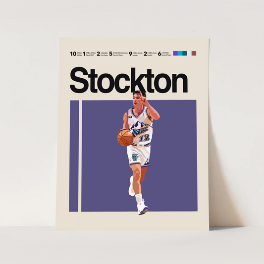 JOHN STOCKTON POSTER