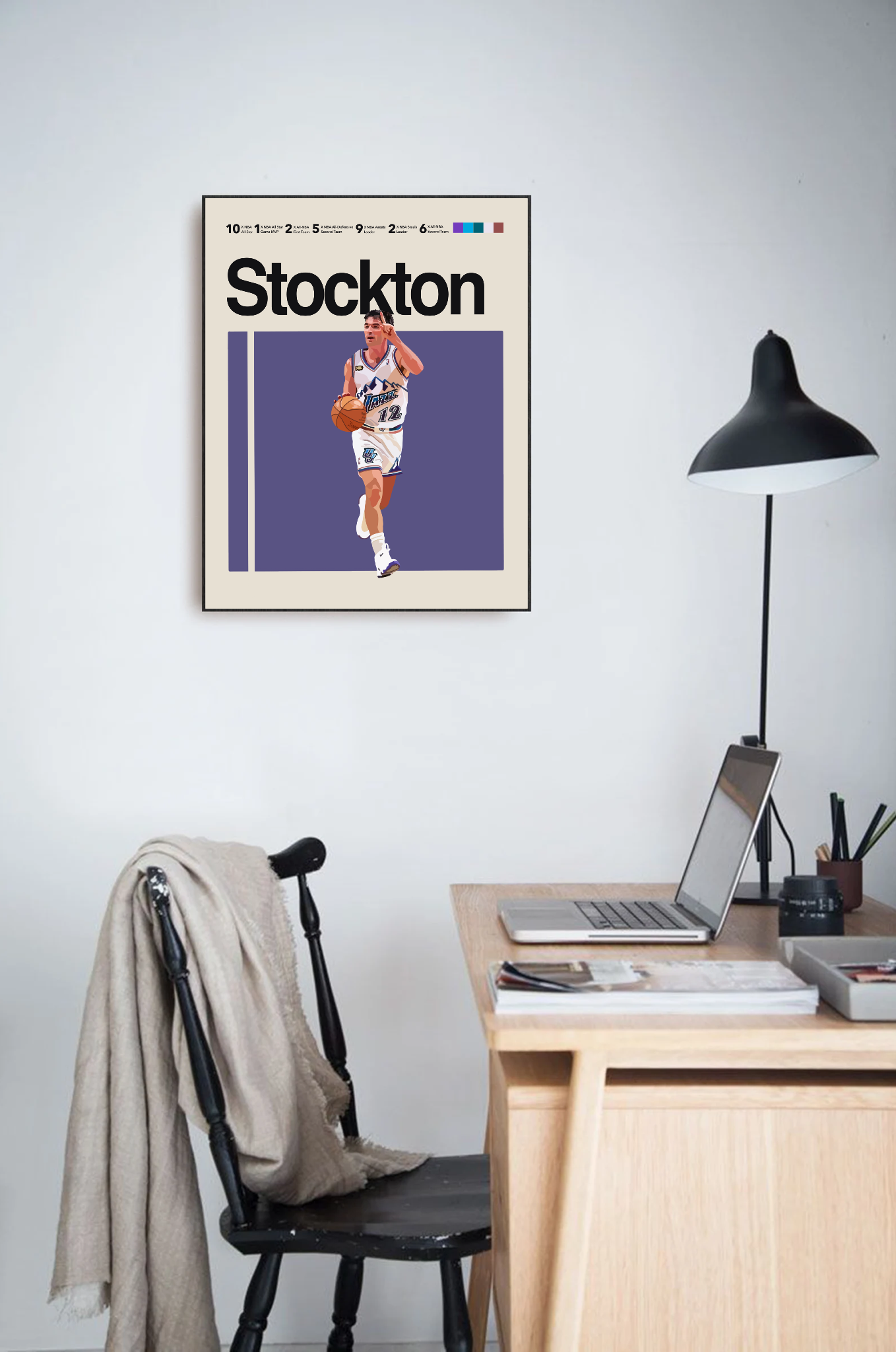 JOHN STOCKTON POSTER