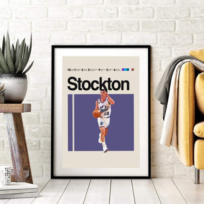 JOHN STOCKTON POSTER