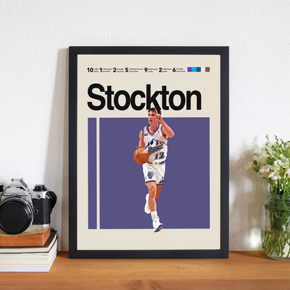 JOHN STOCKTON POSTER