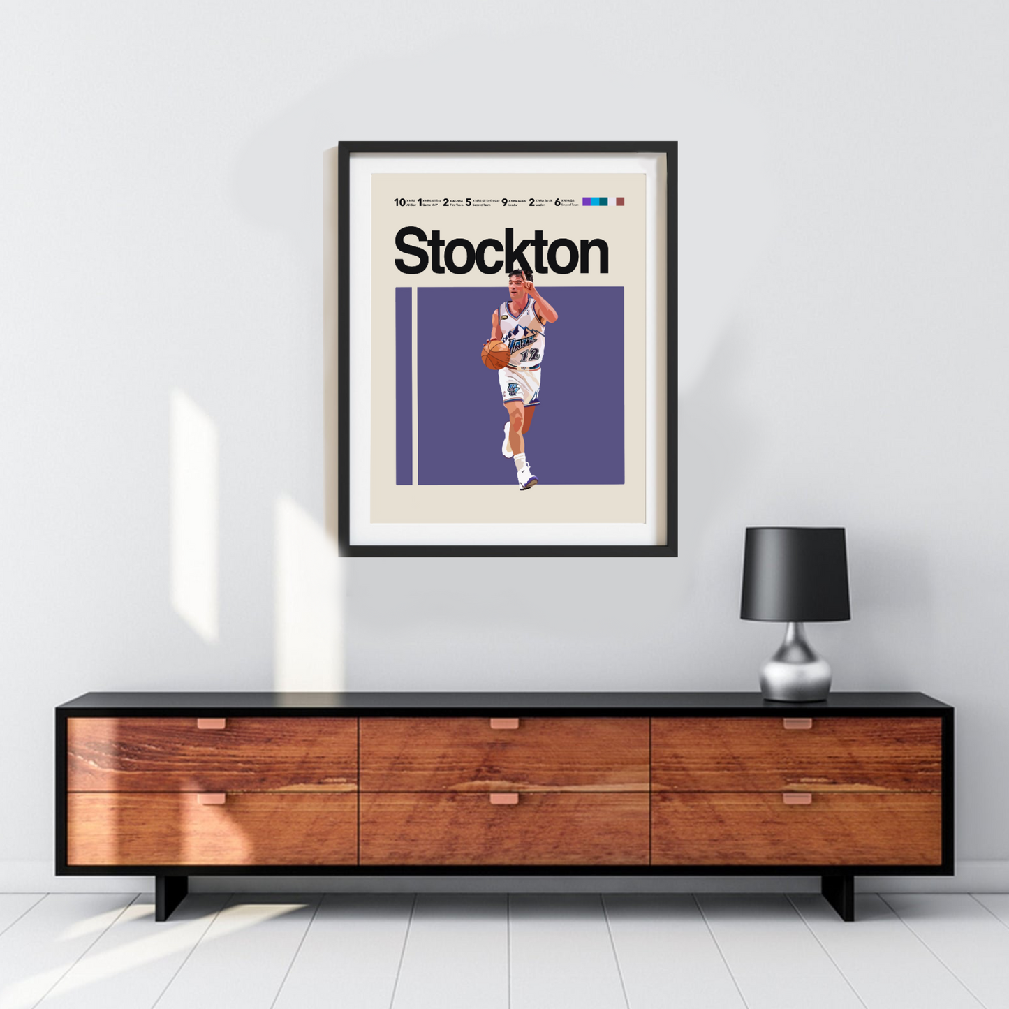 JOHN STOCKTON POSTER