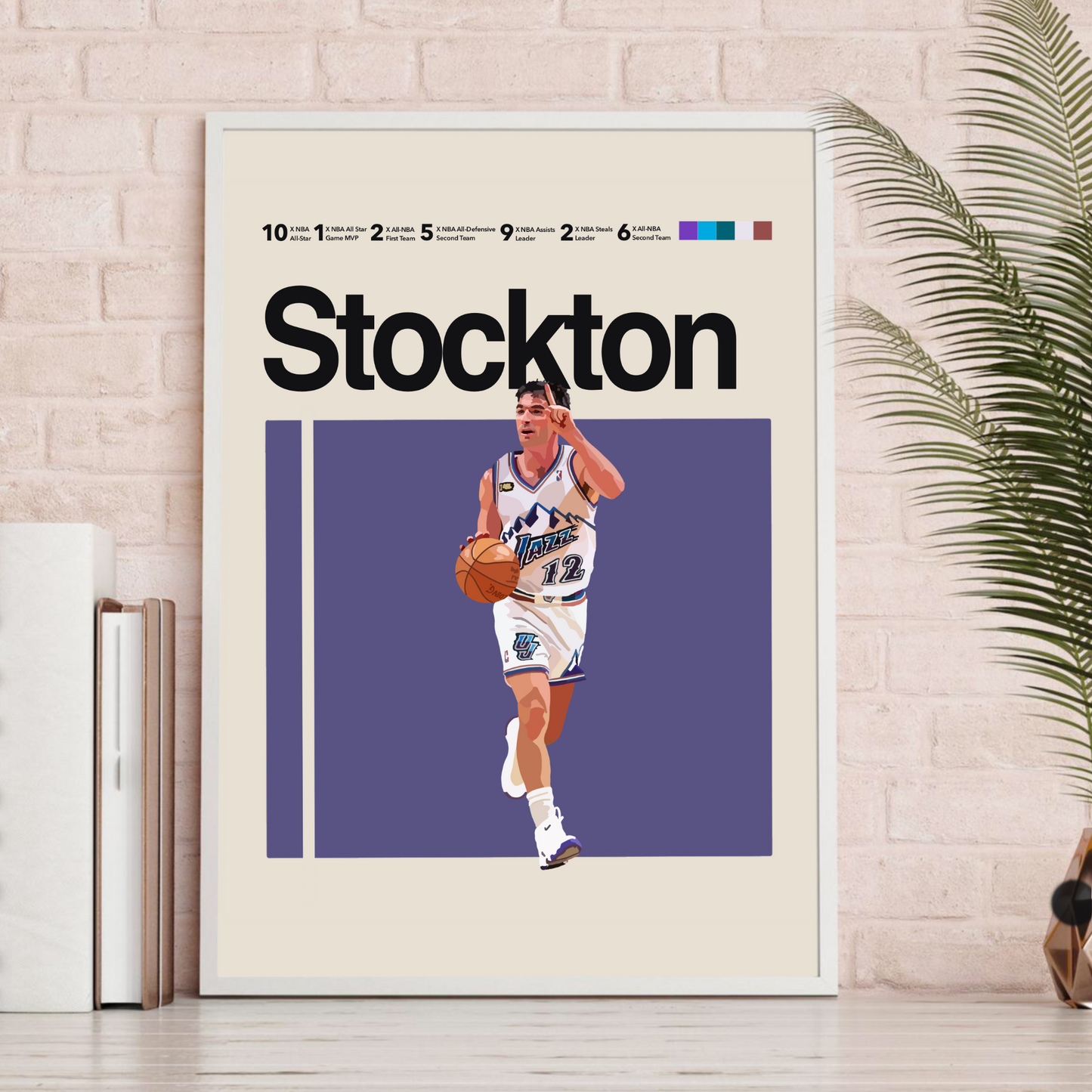 JOHN STOCKTON POSTER