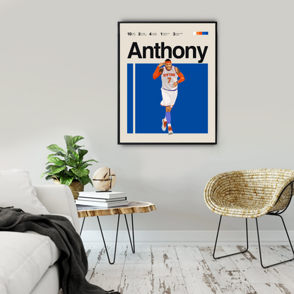 CARMELO ANTHONY POSTER