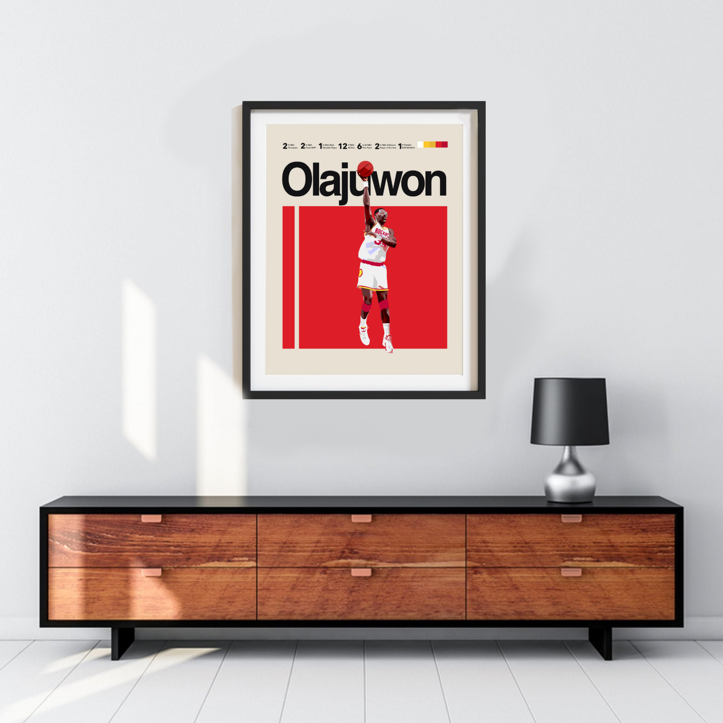 HAKEEM OLAJUWON POSTER