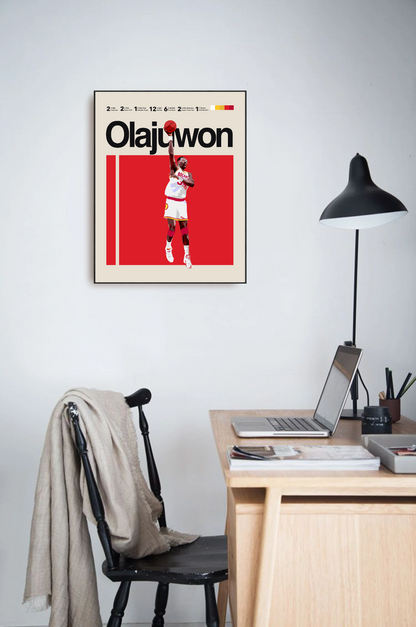 HAKEEM OLAJUWON POSTER