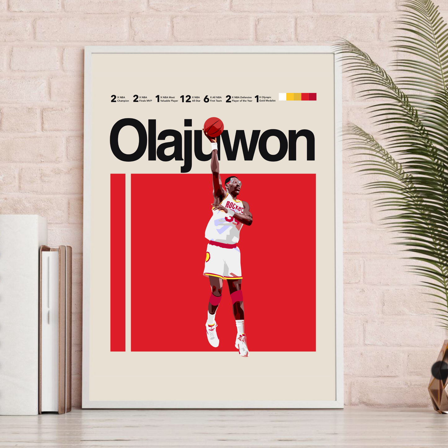 HAKEEM OLAJUWON POSTER