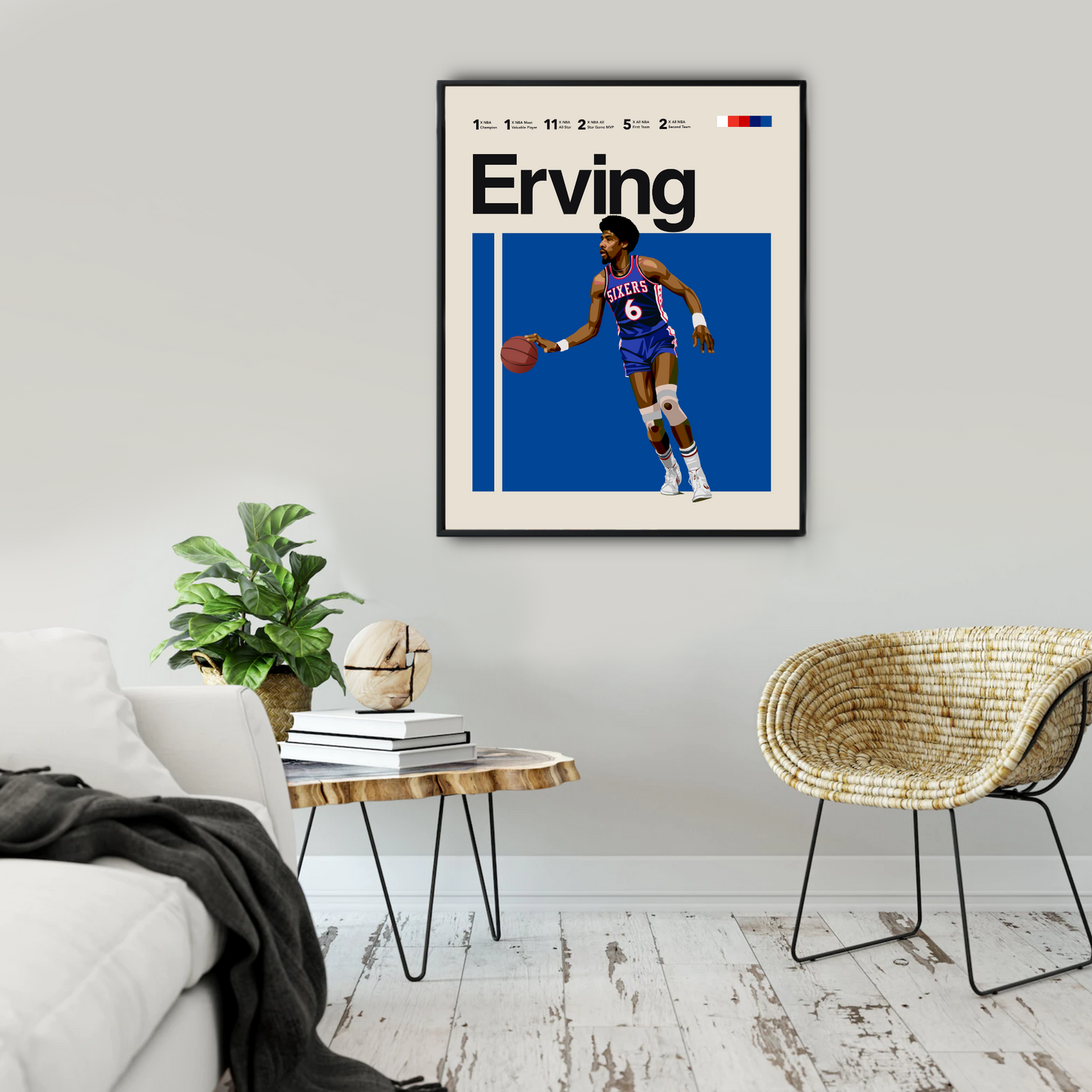 JULIUS ERVING POSTER