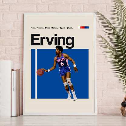 JULIUS ERVING POSTER