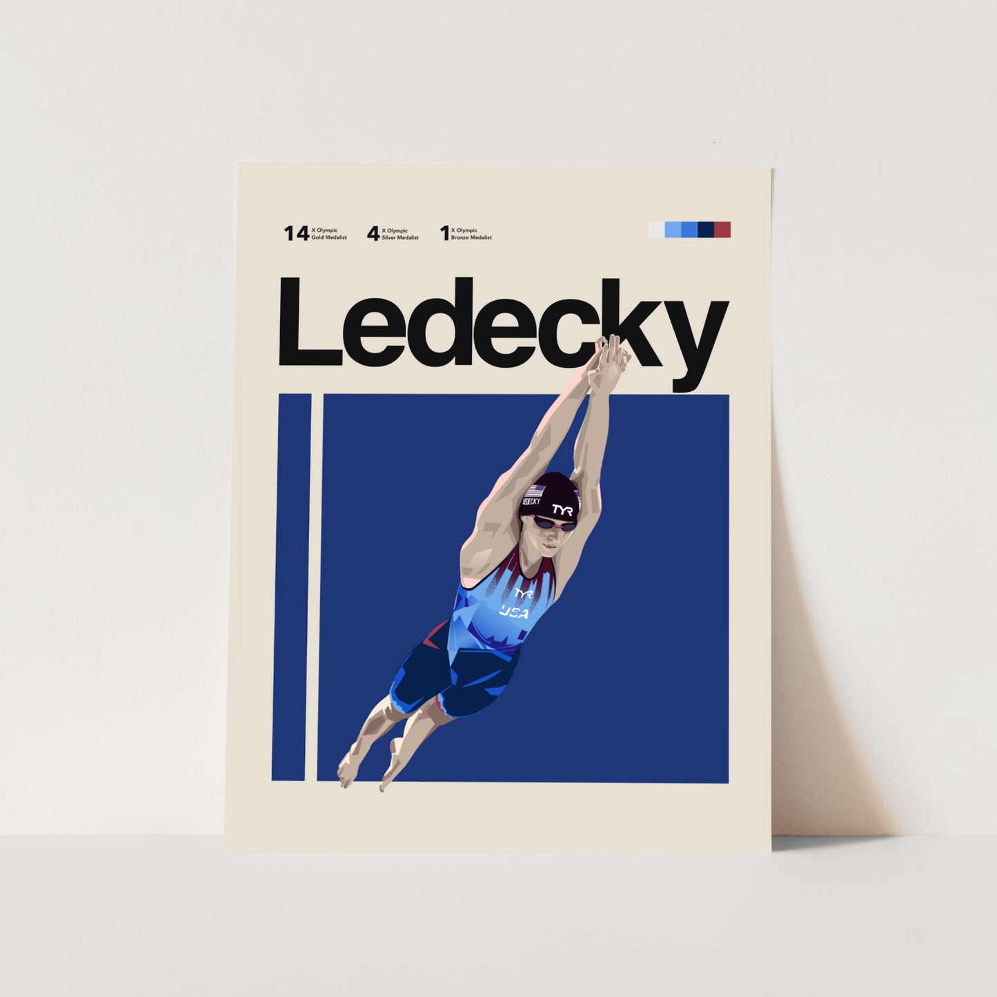 KATIE LEDECKY POSTER