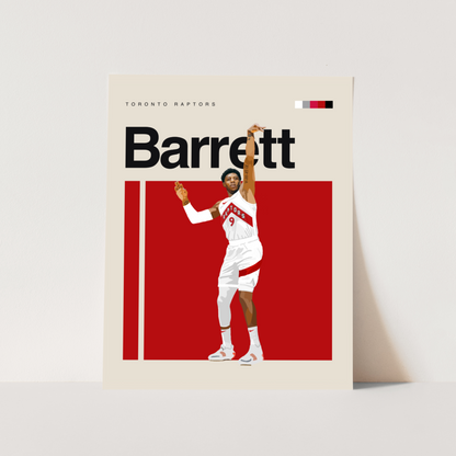 RJ Barrett Classic Matte Poster