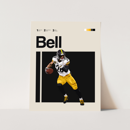 Modern La’Veon Bell Poster