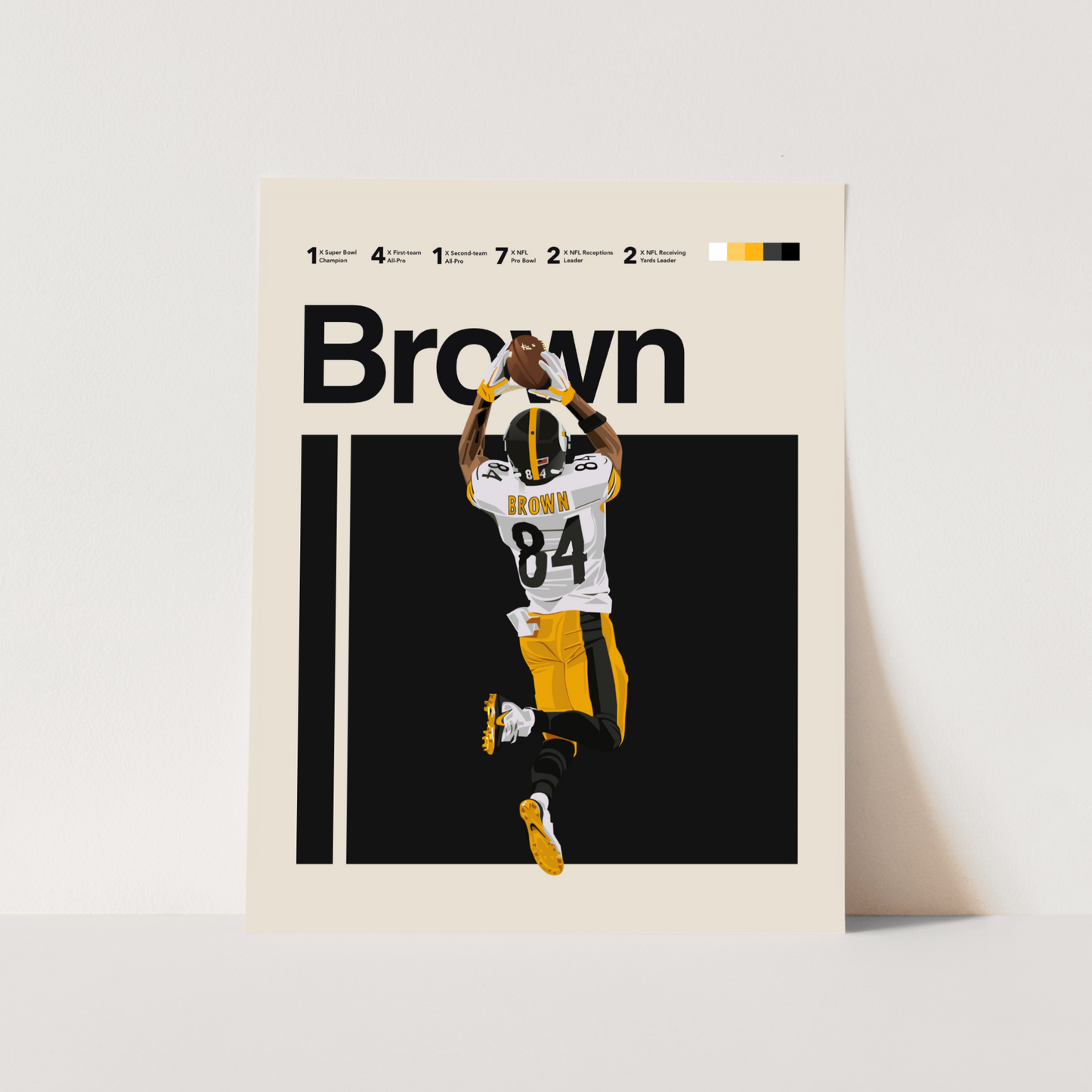 Pittsburgh Steelers Football Bundle | Bell, Roethlisberger, and Brown