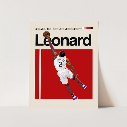 KAWHI LEONARD POSTER