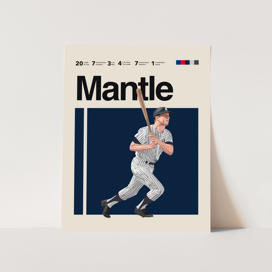 MICKY MANTLE POSTER