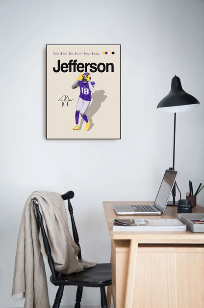 JUSTIN JEFFERSON POSTER