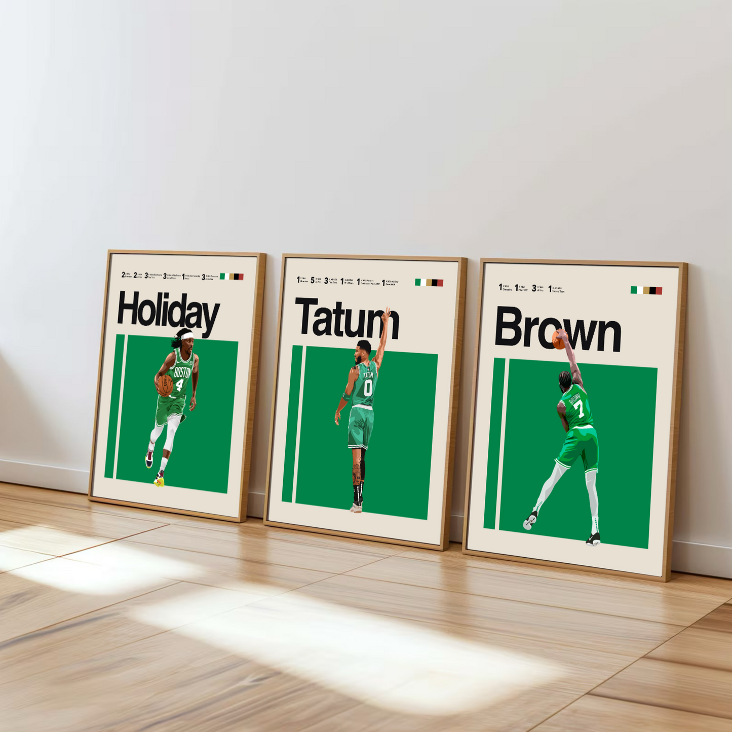 Boston Celtics Basketball Bundle | Tatum, Brown and Holiday