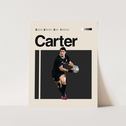 DAN CARTER POSTER