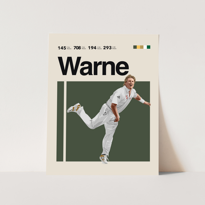 SHANE WARNE POSTER