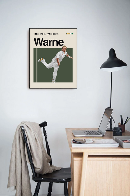 SHANE WARNE POSTER