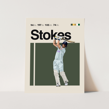 BEN STOKES POSTER