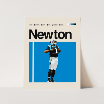 Cam Newton Classic Matte Poster