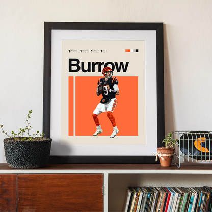 JOE BURROW POSTER