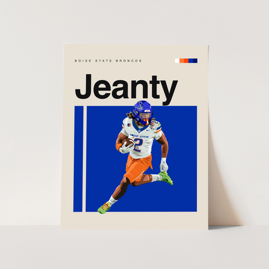 Ashton Jeanty Classic Matte  Poster