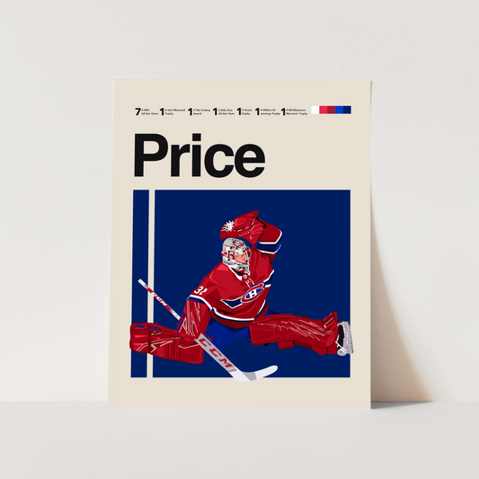 Carey Price Classic Matte Poster