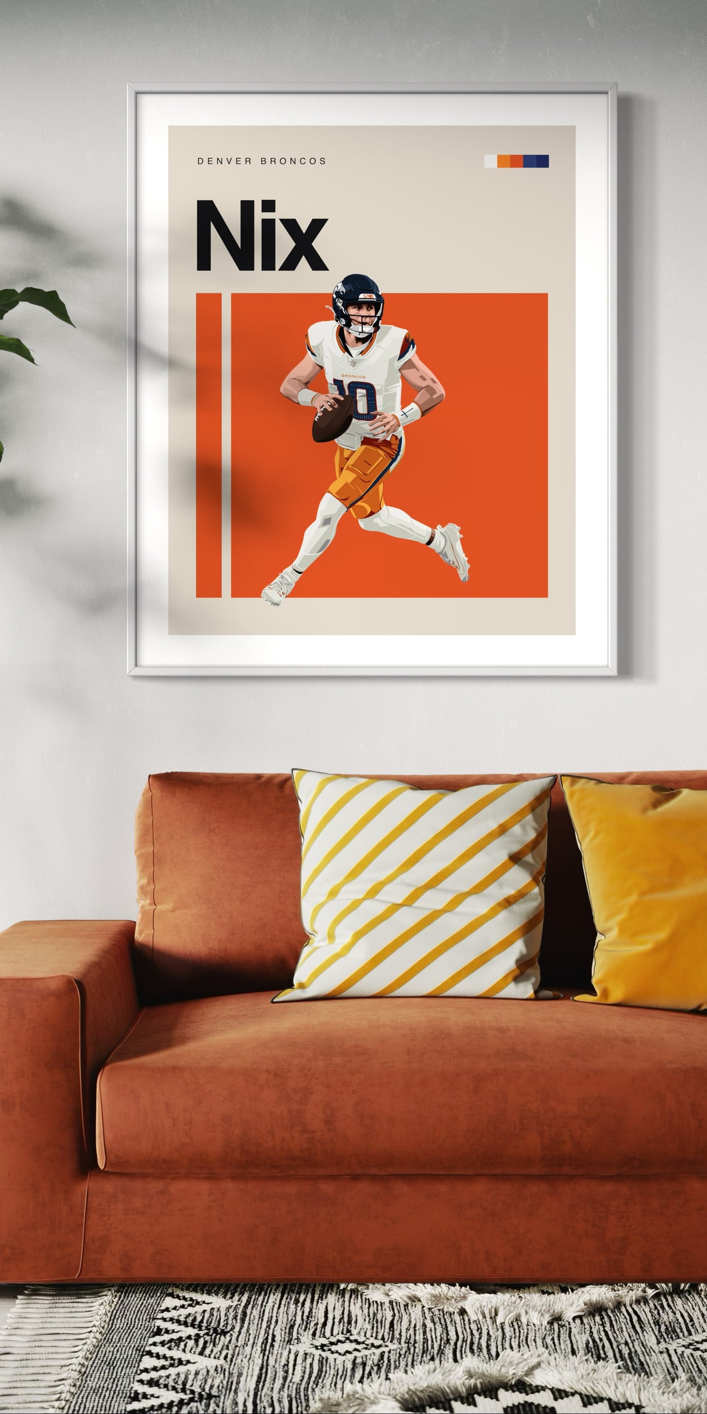 Bo Nix Classic Matte Poster