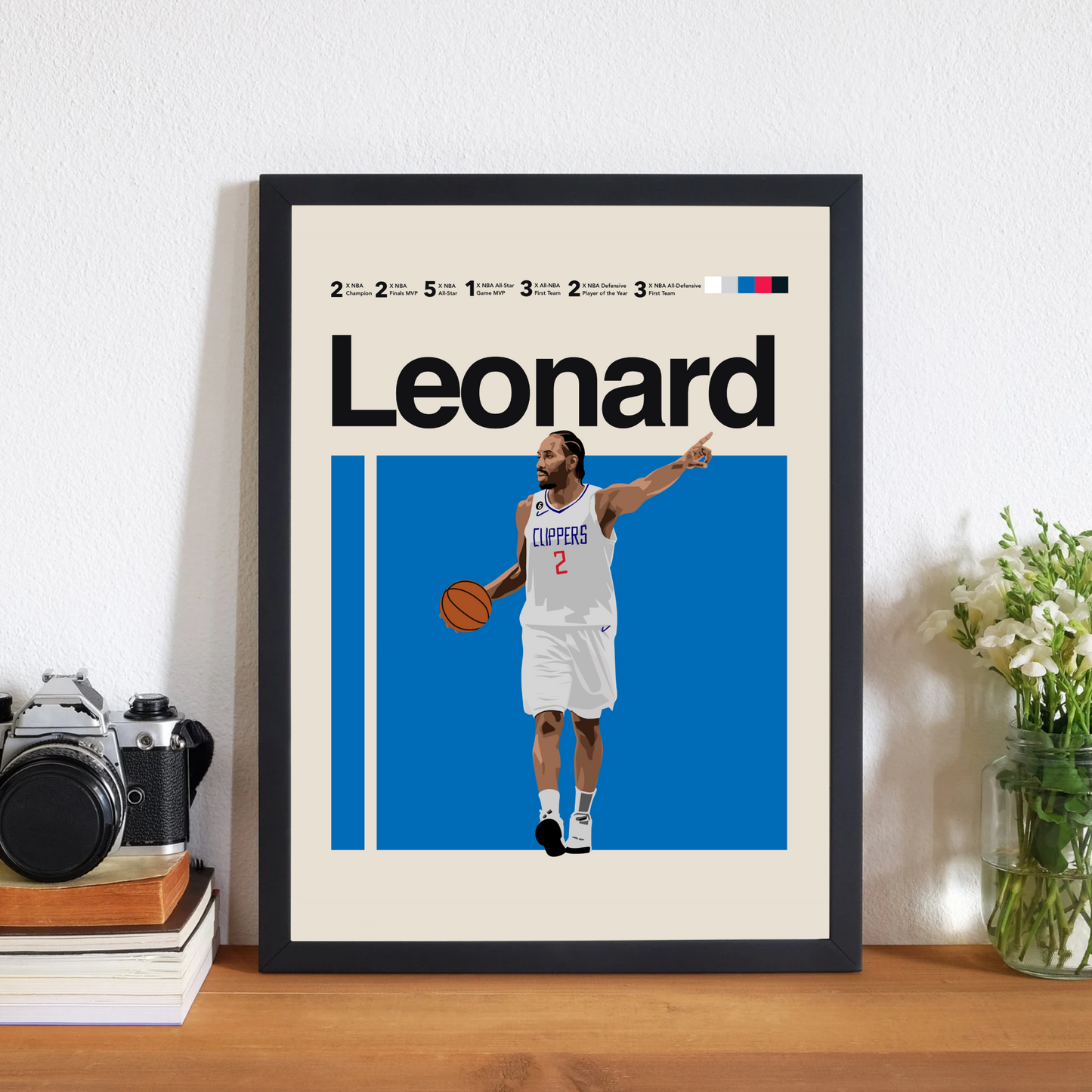 Kawhi Leonard Classic Matte Poster