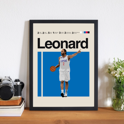 Kawhi Leonard Classic Matte Poster