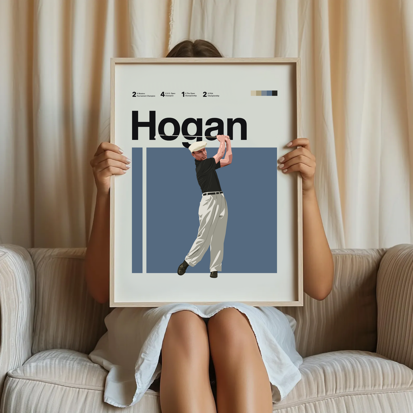 Ben Hogan Classic Matte Poster