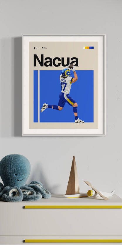 Puka Nacua Classic Matte  Poster