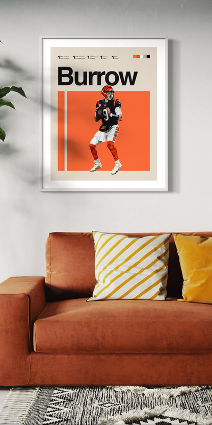 Joe Burrow Classic Matte Poster