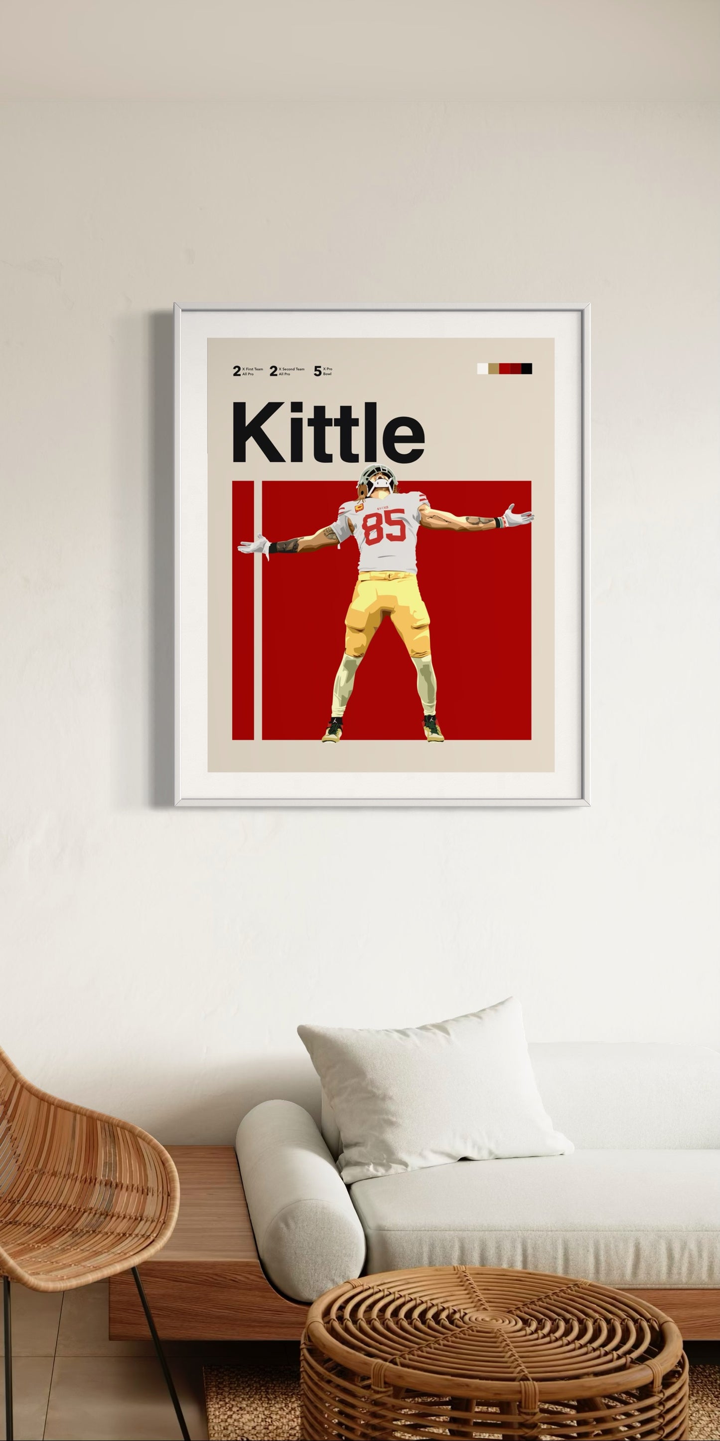 George Kittle Classic Matte Poster
