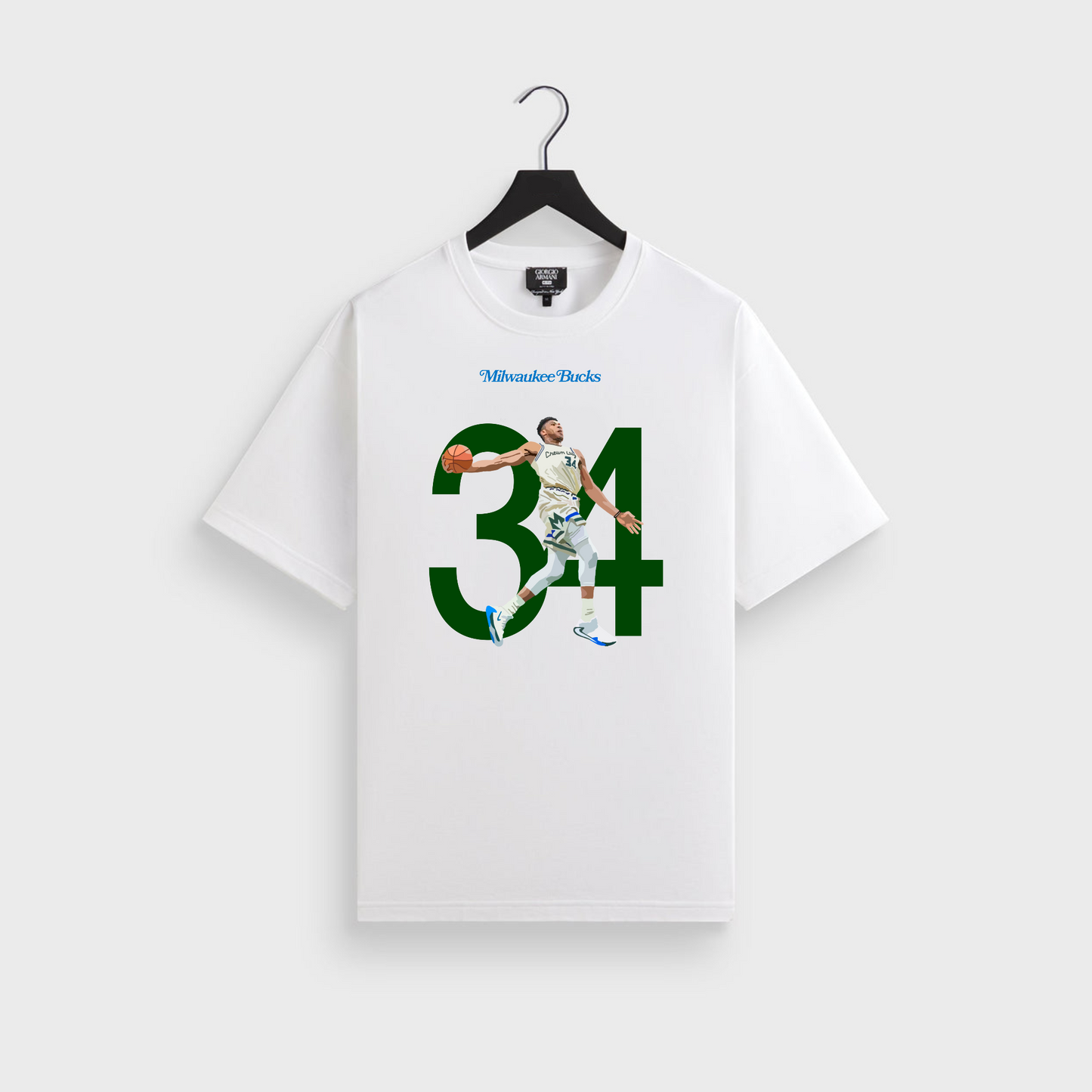 Giannis Antetokounmpo Heavyweight Crewneck T-Shirt