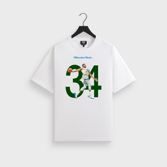 Giannis Antetokounmpo Heavyweight Crewneck T-Shirt