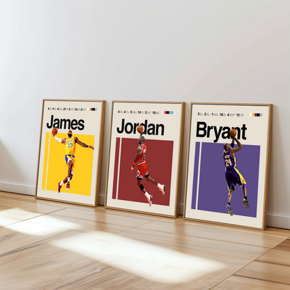 Jordan, James, Bryant Bundle - NBA Greats | Digital Files