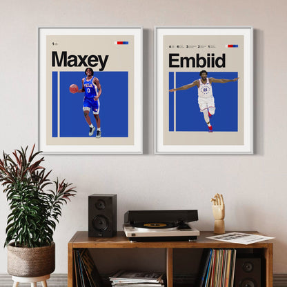Maxey and Embiid Bundle | Digital File