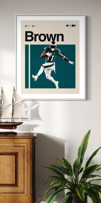 A.J. Brown Classic Matte Poster