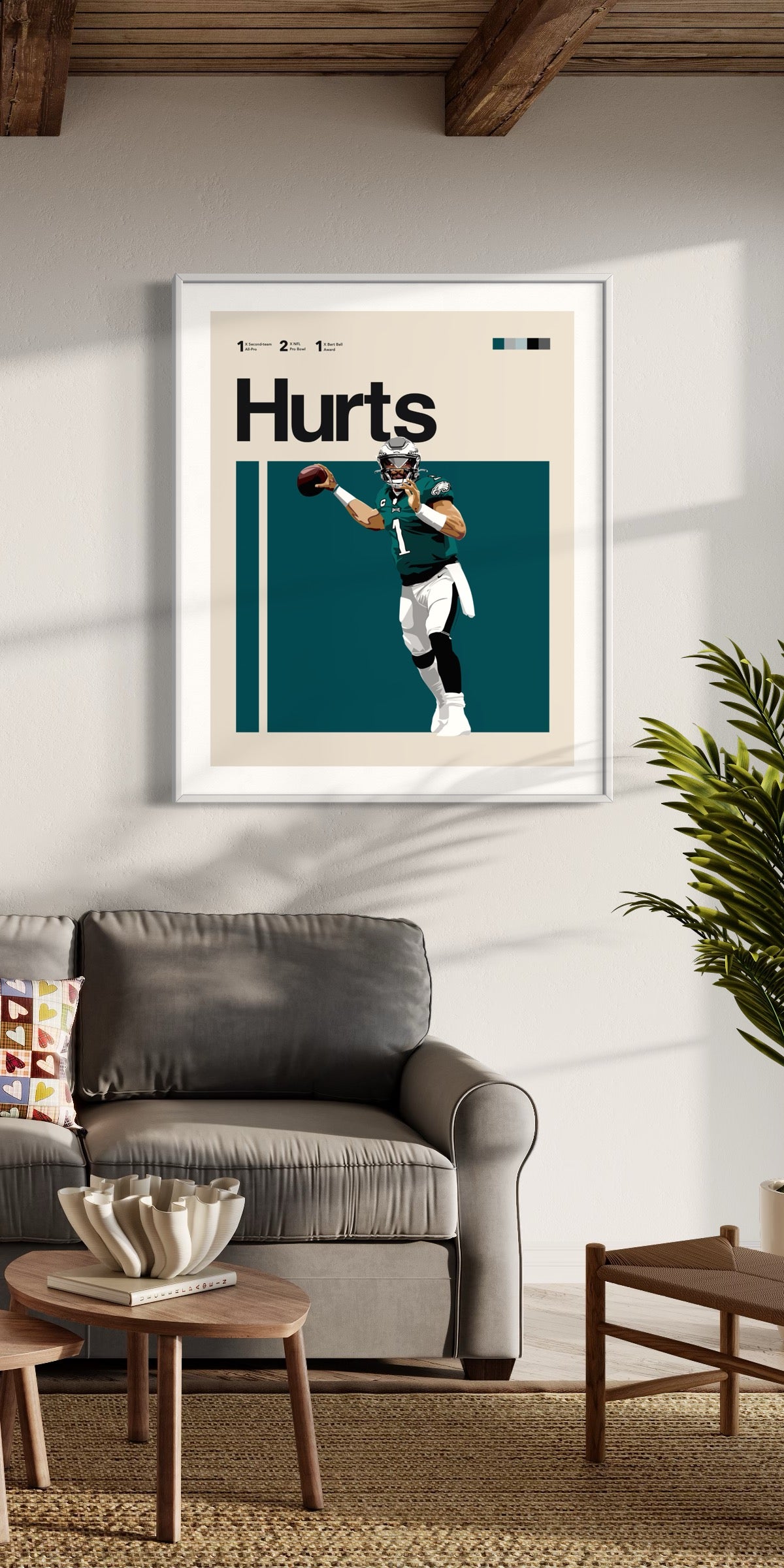 Jalen Hurts Classic Matte Poster
